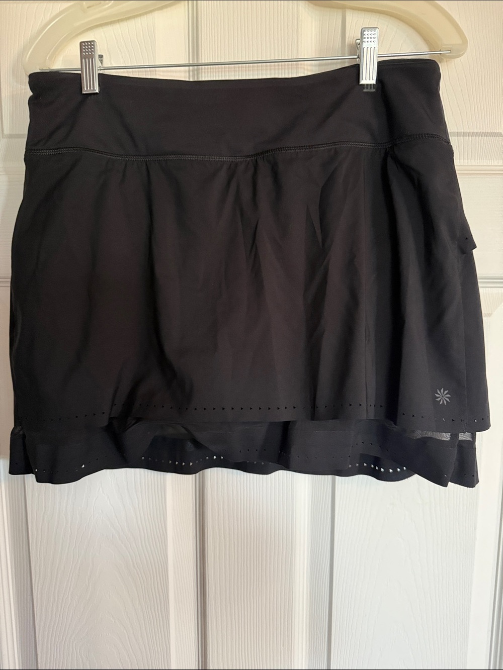 Athleta Black Layered Skater Skirt